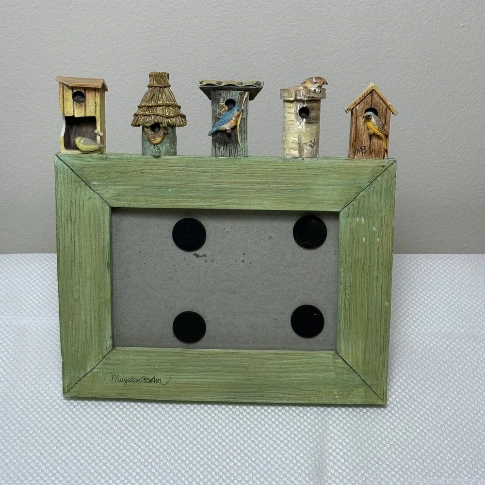 Marjolein‎ Bastin Hallmark Nature's Sketchbook 5 Birdhouse Bird Photo Frame 4x6